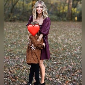 Amanda Uprichard Leather Puff Sleeve Dress